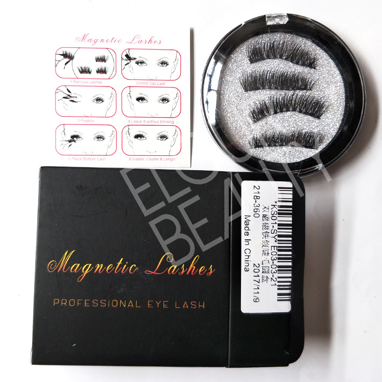 Double magnetic lashes with private label eyelash packaging ED01